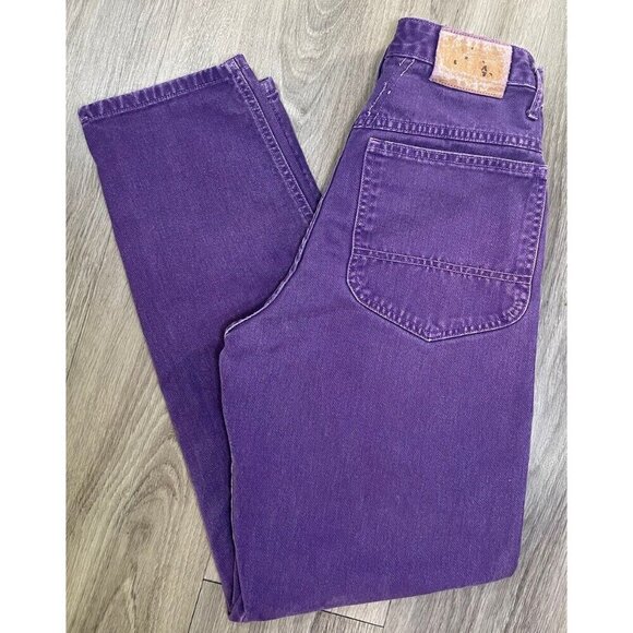 High Rise Purple Women's Jeans - Picture 10 of 10